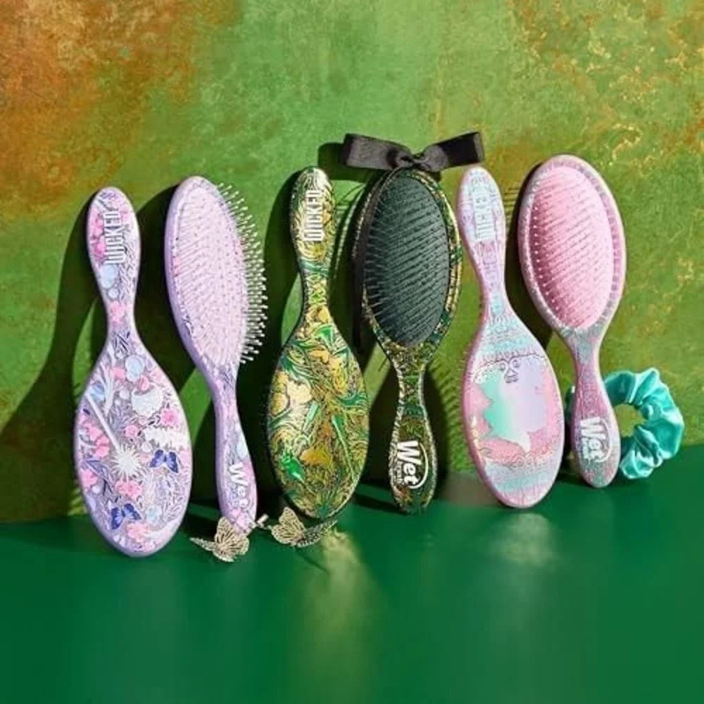 Wet Brush Glow with Glinda Original Detangler Hair Brush & Butterfly Bobbies